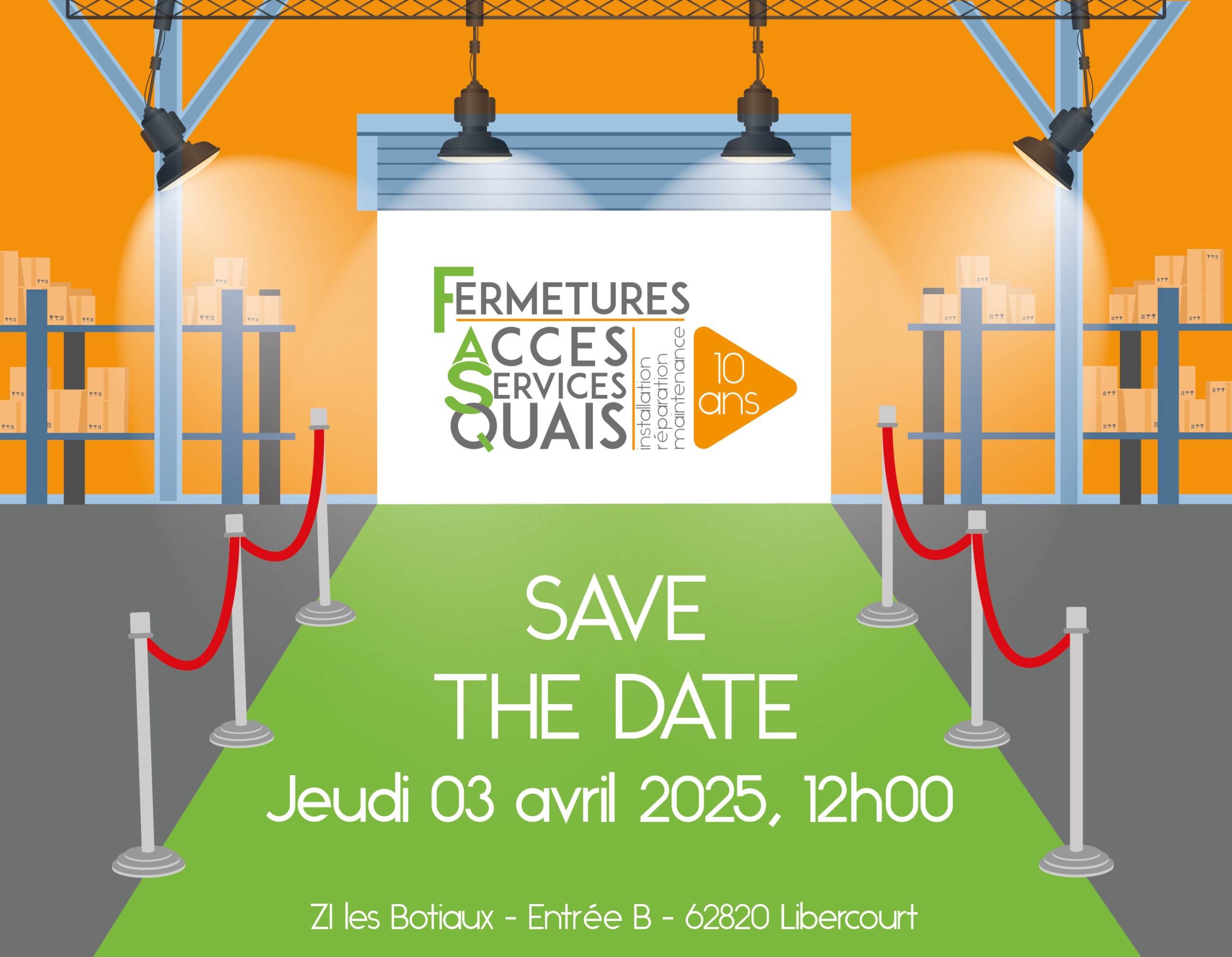 save the date 10 ans de fermetures accès services quais
