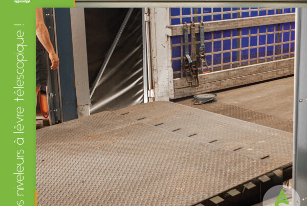 niveleur à lèvre télescopique