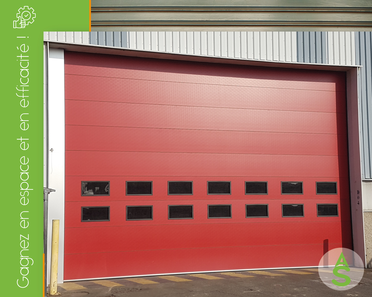 porte à empilement fermetures accès services quais