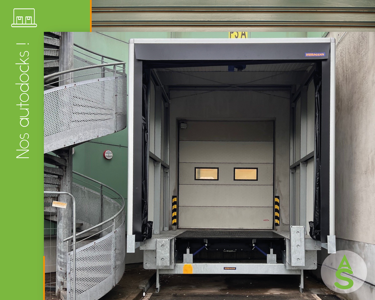 autodocks lèvre télescopique et sas d'étanchéité gonflable hormann